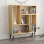 HANAH HOME Polica za knjige Arven Oak White 1 - slika 2
