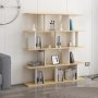 HANAH HOME Polica za knjige Jorin Oak White - slika 2