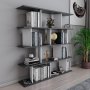 HANAH HOME Polica za knjige Jorin Anthracite White - slika 3
