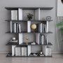 HANAH HOME Polica za knjige Jorin Anthracite White - slika 2
