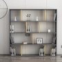 HANAH HOME Polica za knjige Hodbi Anthracite Oak - slika 3