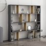 HANAH HOME Polica za knjige Hodbi Anthracite Oak - slika 2