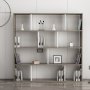 HANAH HOME Polica za knjige Hodbi Wenge White - slika 3