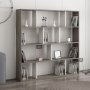 HANAH HOME Polica za knjige Hodbi Wenge White - slika 2