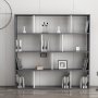 HANAH HOME Polica za knjige Hodbi Anthracite White - slika 3