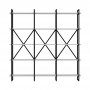 HANAH HOME Polica za knjige Elston 1800 4 Black White - slika 1