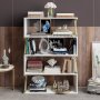 HANAH HOME Polica za knjige Termas White Gold - slika 3