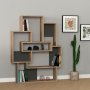 HANAH HOME Polica za knjige Barce Oak Anthracite - slika 2
