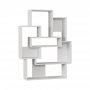 HANAH HOME Polica za knjige Barce White White - slika 1