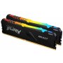 KINGSTON DIMM DDR4 32GB (2x16GB kit) 3600MHz, Fury Beast RGB (KF436C18BBAK2/32) - slika 1