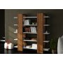 HANAH HOME Polica za knjige Pool White Walnut - slika 2