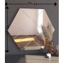 HANAH HOME Ogledalo Assa White - slika 5