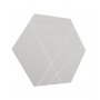 HANAH HOME Ogledalo Saga White - slika 1