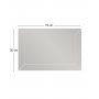 HANAH HOME Ogledalo Relsa White - slika 5