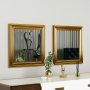 HANAH HOME Ogledalo Bale Gold - slika 1