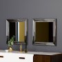 HANAH HOME Ogledalo Bale Silver - slika 2