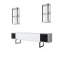 HANAH HOME TV polica Black Line White Black 1 (618BLY1140) - slika 1