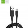 GOLF USB kabl na Type C, 1m, Crni - slika 1