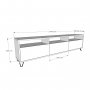 HANAH HOME TV polica Holmes Oak (915WDF1102) - slika 5
