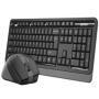 A4 TECH Bezicna tastatura US-LAYOUT + bezicni mis USB, Grey FG1035 - slika 2