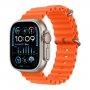 APPLE Watch Ultra 2 GPS+Cellular 49mm Titanium Case/Orange Ocean Band (mreh3se/a) - slika 2
