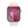 APPLE Watch S9 GPS 45mm Pink Alu Case w Light Pink Sport Band - S/M (mr9g3se/a) - slika 1