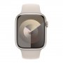 APPLE Watch S9 GPS 45mm Starlight Alu Case w Starlight Sport Band - S/M(mr963se/a) - slika 1