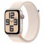APPLE Watch SE2 v2 GPS 44mm Starlight Alu Case w Starlight Sport Loop (mre63se/a) - slika 1