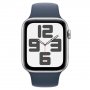 APPLE Watch SE2 v2 GPS 44mm Silver Alu Case w Storm Blue Sport Band - S/M (mrec3se/a ) - slika 2