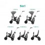KINDERKRAFT EASYTWIST tricikl Black (KREASY00BLK0000) - slika 5
