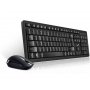 GENIUS Smart KM-8200 Wireless USB US crna tastatura + miš - slika 1