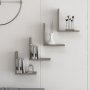 HANAH HOME Zidna polica Wesson Dark Grey - slika 2