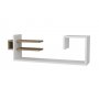 HANAH HOME Zidna polica Stor White Walnut - slika 1