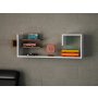 HANAH HOME Zidna polica Stor White Walnut - slika 2