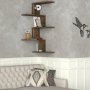 HANAH HOME Zidna polica Caniko Walnut - slika 2