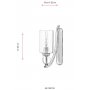 OPVIQ Zidna lampa AP 1597 1E - slika 3