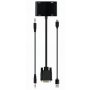 GEMBIRD A-VGA-HDMI-02 VGA to HDMI + VGA adapter cable, 0.15 m, black - slika 2