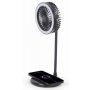 GEMBIRD TA-WPC10-LEDFAN-01 ventilator sa lampom i bezicnim punjacem - slika 1
