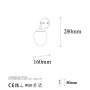 OPVIQ Zidna lampa Ns 10675 - slika 5