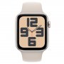 APPLE Watch SE2 v2 GPS 44mm Starlight Alu Case w Starlight Sport Band - S/M (mre43se/a) - slika 1