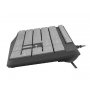 NATEC NAUTILUS, Slim Multimedia tastatura, US raspored, USB, crno-siva (NKL-1507) - slika 2