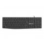 NATEC NAUTILUS, Slim Multimedia tastatura, US raspored, USB, crna (NKL-1950) - slika 1