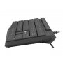 NATEC NAUTILUS, Slim Multimedia tastatura, US raspored, USB, crna (NKL-1950) - slika 2