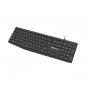 NATEC NAUTILUS, Slim Multimedia tastatura, US raspored, USB, crna (NKL-1950) - slika 3