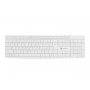 NATEC NAUTILUS, Slim Multimedia tastatura, US raspored, USB, bela (NKL-1951) - slika 2