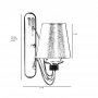 OPVIQ Zidna lampa Berfin 846STL2721 - slika 3