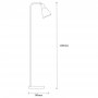 OPVIQ Podna lampa Emek 4086 - slika 3