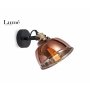 LUNA 221 ZIDNA LAMPA 1*E27 CRNA/BAKAR - slika 1