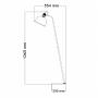 LUNA 220 PODNA LAMPA 1*E27 CRNA/BAKAR - slika 2