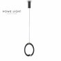 LUNA 261 VISILICA 24W 3000K CRNA - slika 1